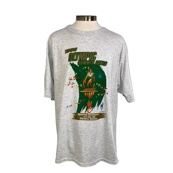 Vintage Champion XL Atlanta 1996 Summer Olympics Opening Ceremony T-Shirt NWT - Picture 2 of 8